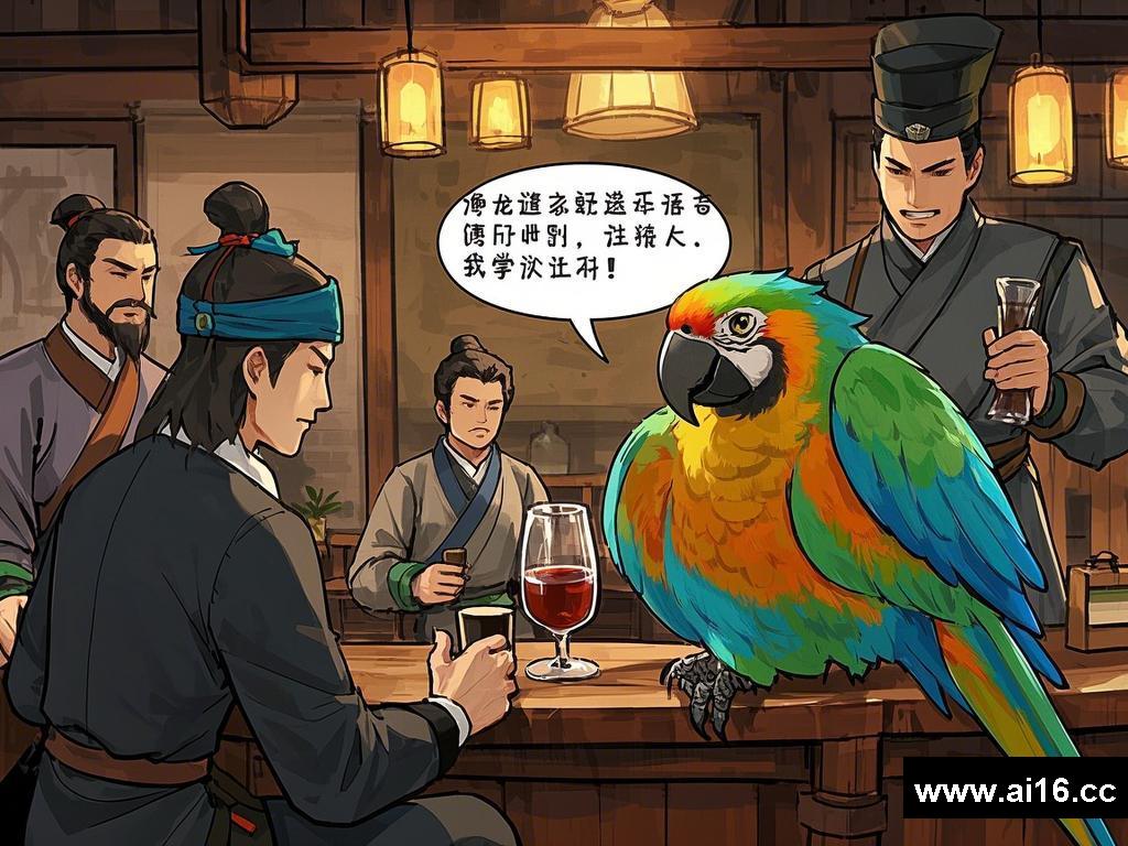 鹦鹉的奇妙说教