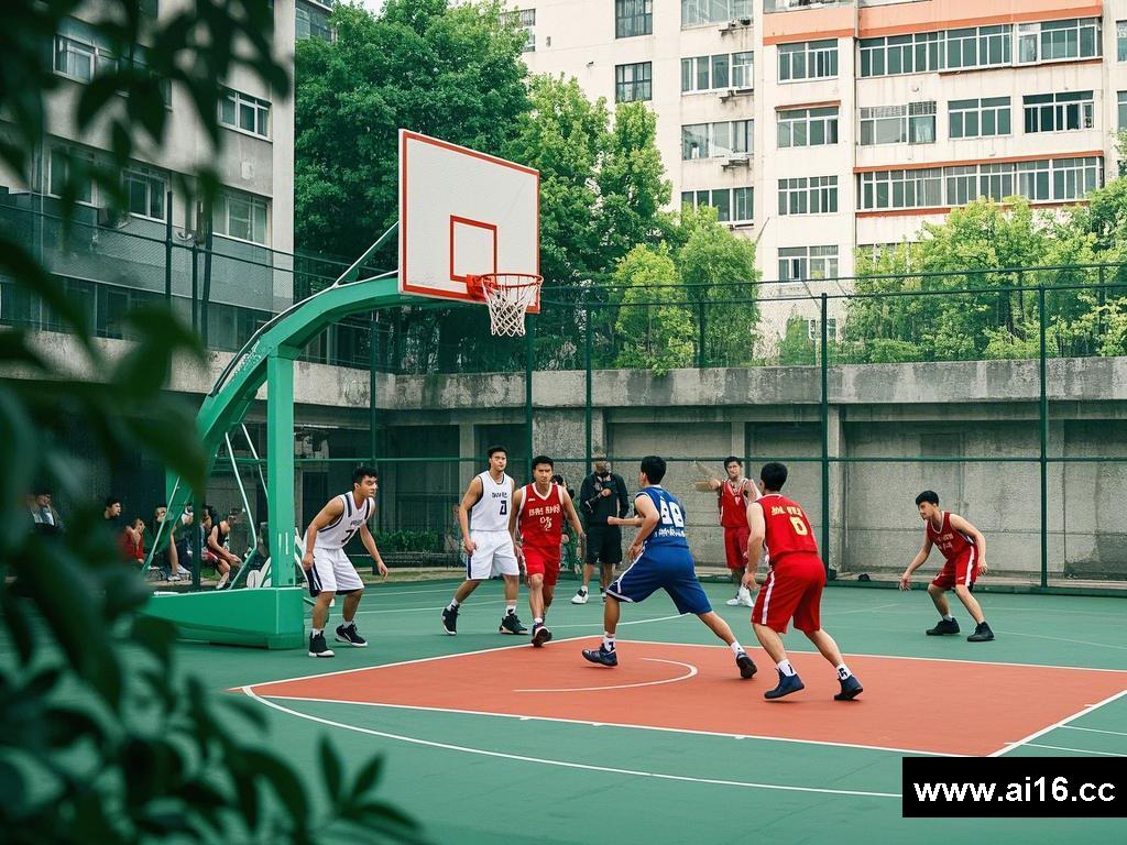 篮球赛场上的热血与柔情